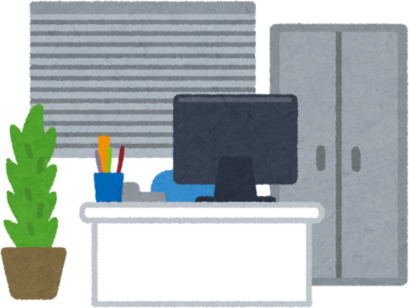 Illustration of a Modern Office Workspace